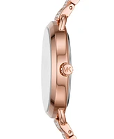 Michael Kors Women's Portia Rose Gold-Tone Stainless Steel Bracelet Watch, 36mm - Rose Gold