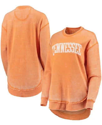 Women's Tennessee Orange Volunteers Vintage-Like Wash Pullover Sweatshirt