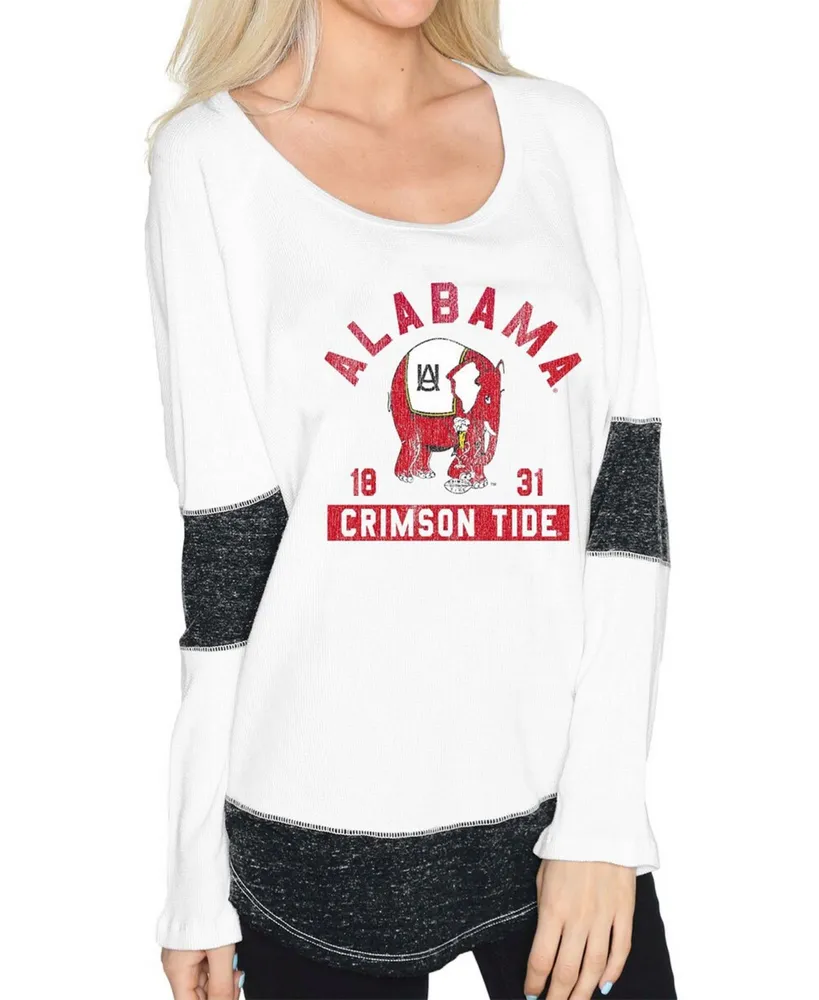 Original Retro Brand Women's White Alabama Crimson Tide Contrast