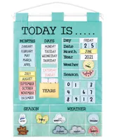 The Peanutshell Toddler Children's Learning Calendar, Teal