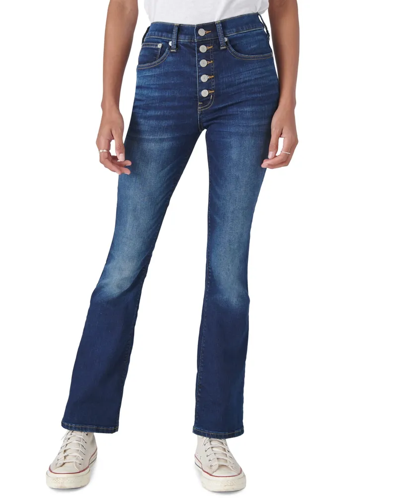 Lucky Brand Bianca High-Rise Faded Bootcut Denim Jeans