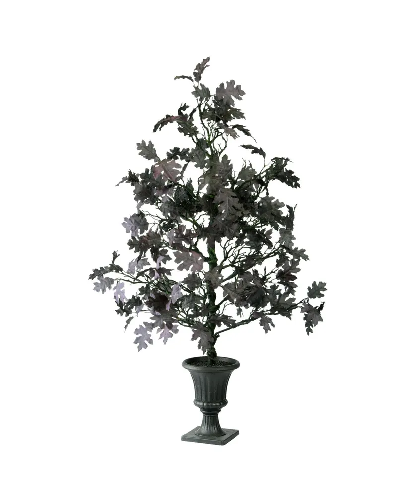 National Tree Company 48" Potted Halloween Oak Tree