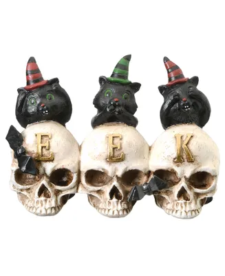 National Tree Company 5" Eek Skulls with Cats