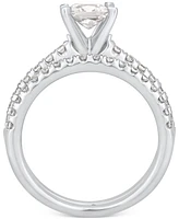 Diamond Princess-Cut Bridal Set (1-1/2 ct. t.w.) in 14k White Gold
