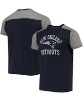 Men's Navy, Gray New England Patriots Field Goal Slub T-shirt