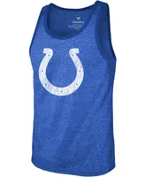 Men's Darius Leonard Royal Indianapolis Colts Name Number Tri-Blend Tank Top