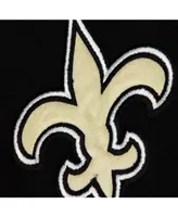 Toddler Boys and Girls Black New Orleans Saints Fan Gear Primary Logo Pullover Hoodie