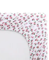 Betsey Johnson Teeny Tiny Roses Cotton Percale Piece Sheet Set