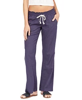 Roxy Juniors' Oceanside Wide-Leg Drawstring Pants