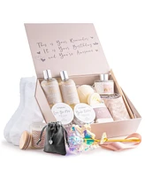 Lovery Birthday Gift Basket, Birthday Spa Gift Box, Body Care Gift Set, 20 Piece