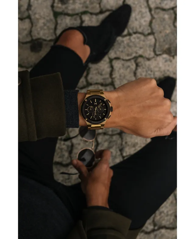 Mvmt Men\'s Raptor Mall Gold Watch - Hawthorn 46mm | Gold-Tone Bracelet
