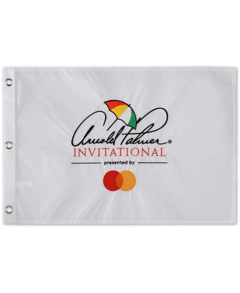 White Arnold Palmer Invitational 14" x 19" Embroidered Pin Flag