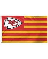 Multi Kansas City Chiefs 3' x 5' Americana Stars Stripes Deluxe Flag