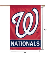 Multi Washington Nationals 28" x 40" Primary Logo Single-Sided Vertical Banner