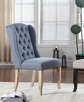 Huntington Upholstered Side Chairs with Tufted Back, Set of 2