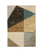 Jhb Design Deco PZZ10 3'3" x 5'2" Area Rug - Gold