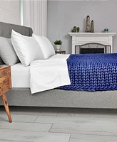 Tranquility Chunky Knit Weighted Throw, 11.9 lbs, 48" x 72"