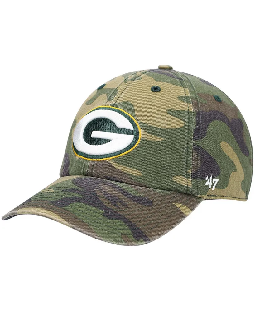 Men's '47 Camo New York Giants Woodland Clean Up Adjustable Hat