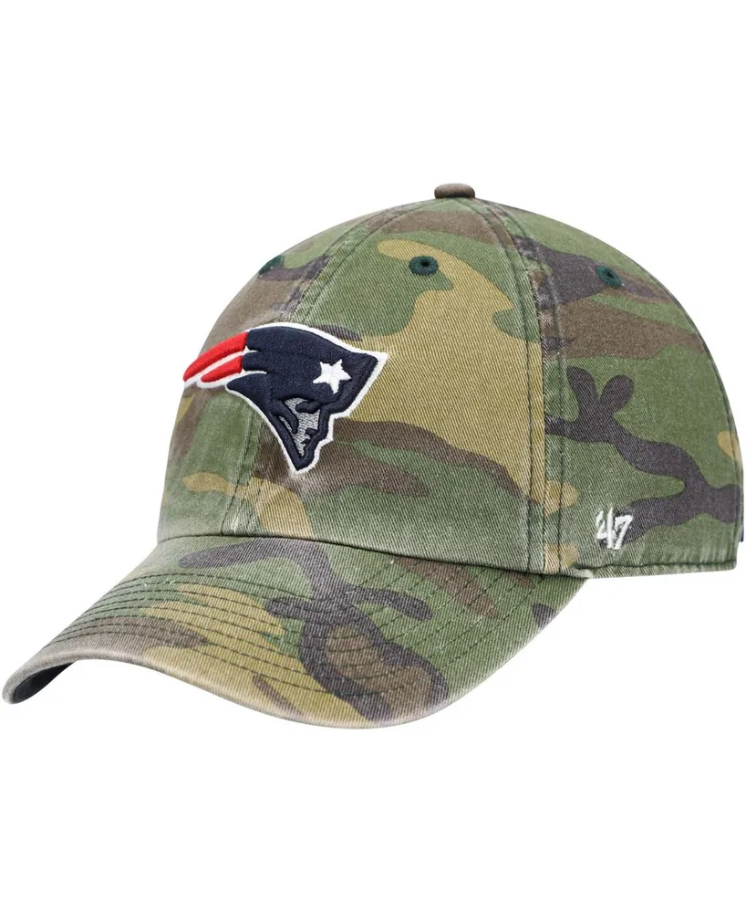 47 Brand Men's New England Patriots Woodland Clean Up Adjustable Cap