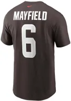 Nike Men's Cleveland Browns Baker Mayfield Name & Number T-Shirt