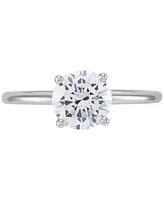 Grown With Love Igi Certified Lab Diamond Solitaire Engagement Ring (1-1/2 ct. t.w.) 14k White Gold