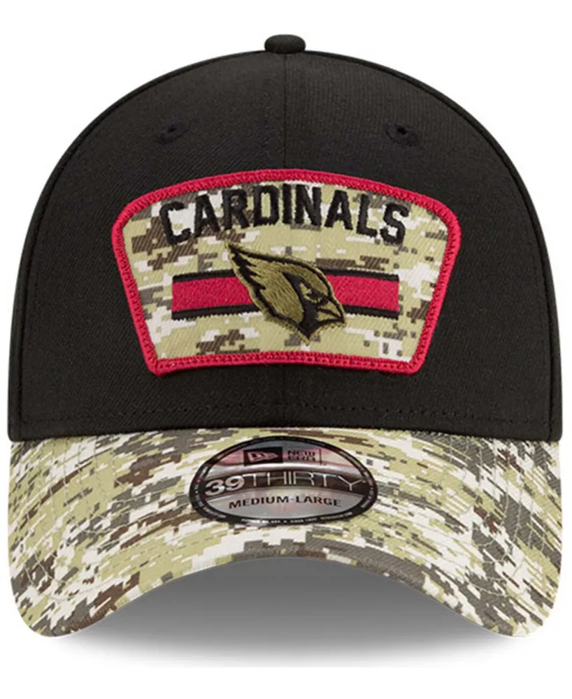 Men's Black-Camouflage Arizona Cardinals 2021 Salute To Service 39THIRTY Flex Hat - Black