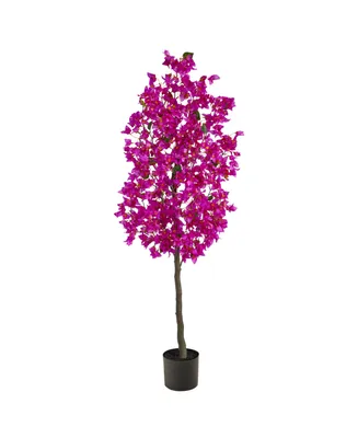 5' Bougainvillea Artificial Tree