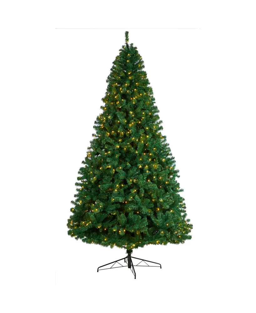 Northern Tip Artificial Christmas Tree with Clear Led Lights and Bendable Branches