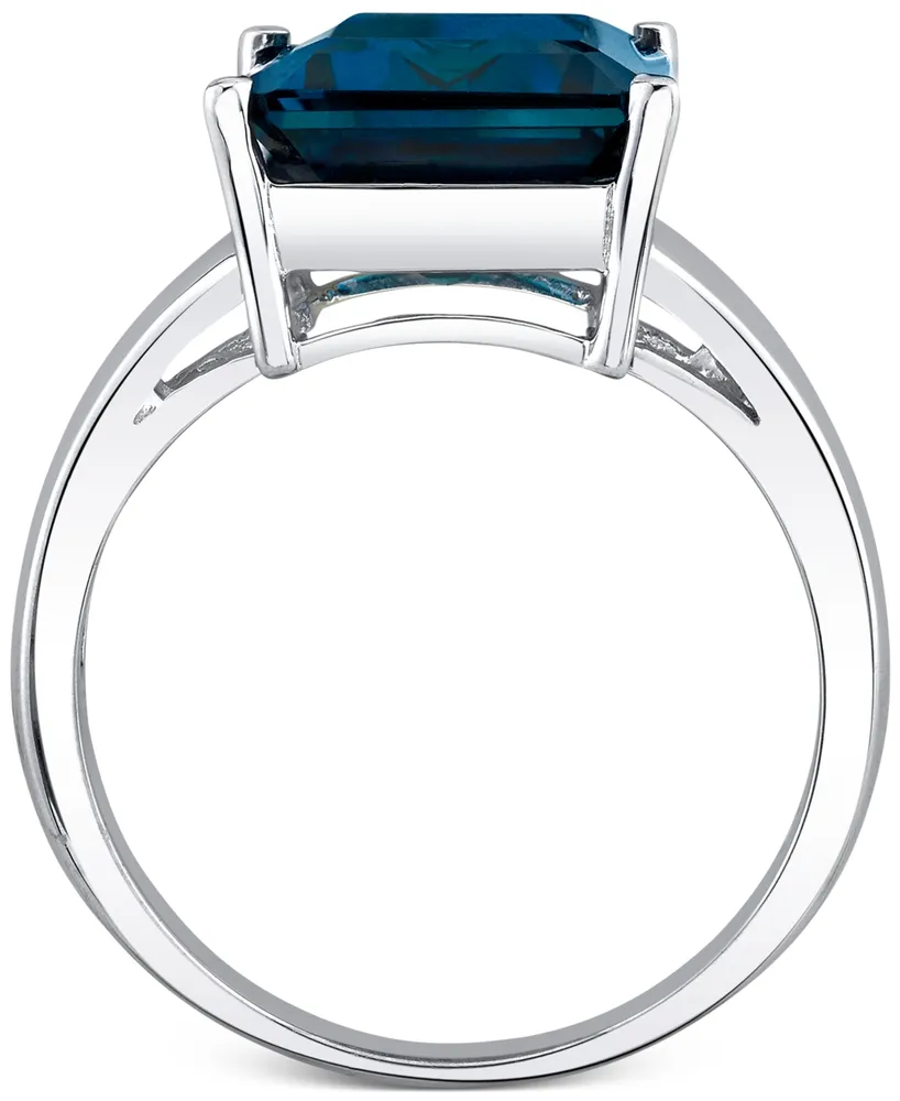Blue Topaz Statement Ring (9-1/4 ct. t.w.) in Sterling Silver