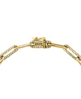 Effy Diamond Paperclip Link Bracelet (7/8 ct. t.w.) in 14k Gold