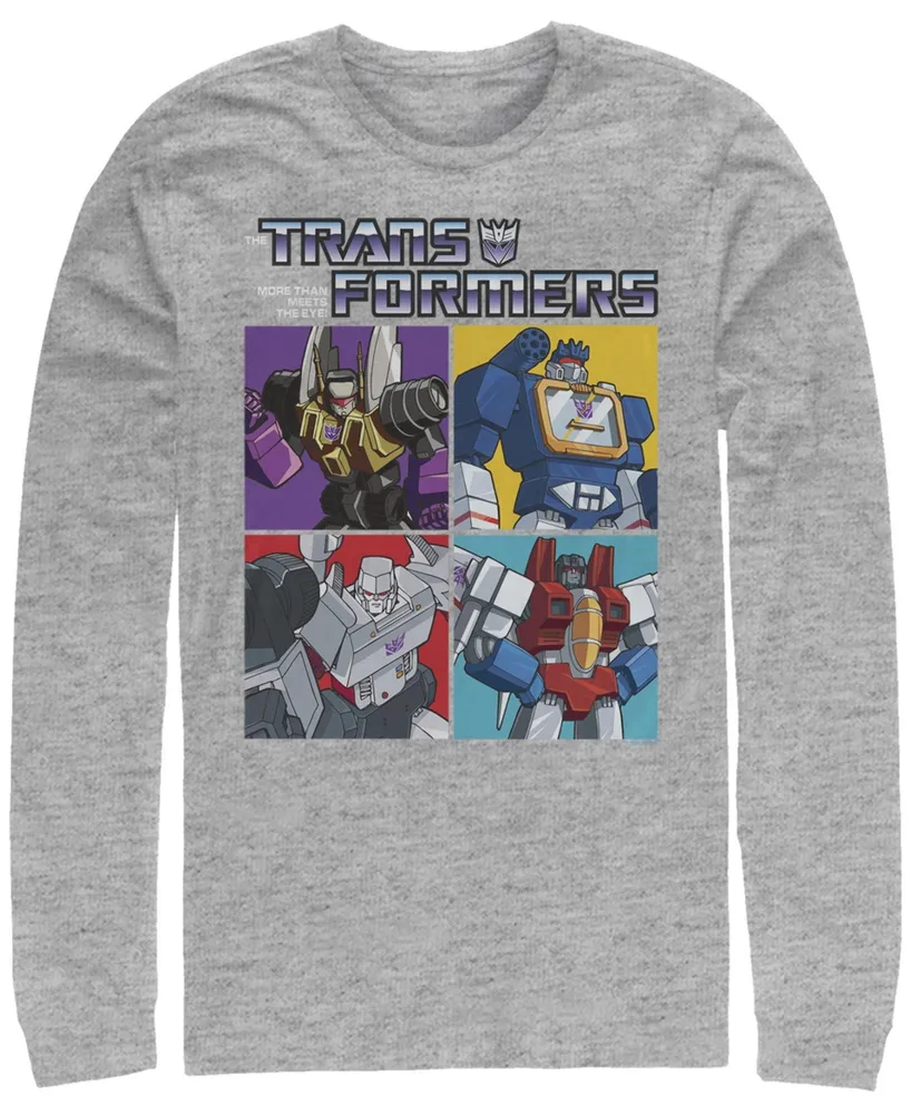 Men's Transformers Generations Decepticon Box Long Sleeve T-shirt