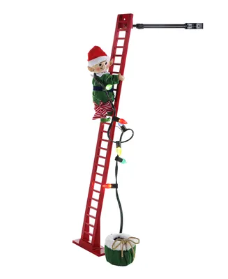 Mr. Christmas Plush Super Climbing Elf