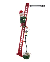 Mr. Christmas Plush Super Climbing Elf