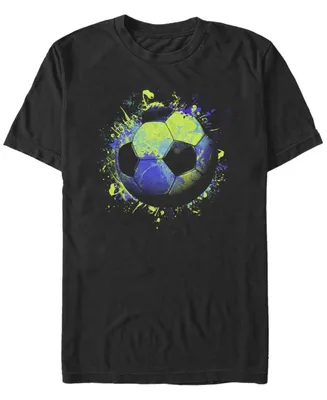 Men's Generic Additude Soccer Splat Short Sleeve T-shirt