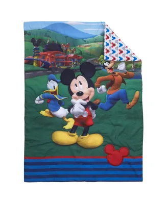 Disney Mickey's Big Adventure 4 Piece Bed Set, Toddler