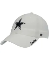 Women's White Dallas Cowboys Miata Clean Up Adjustable Hat