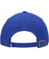 Big Boys and Girls Royal Los Angeles Dodgers Team Logo Clean Up Adjustable Hat