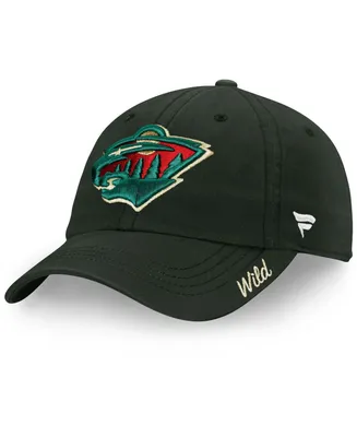 Women's Green Minnesota Wild Core Primary Logo Adjustable Hat