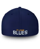 Men's Navy St. Louis Blues Core Primary Logo Flex Hat