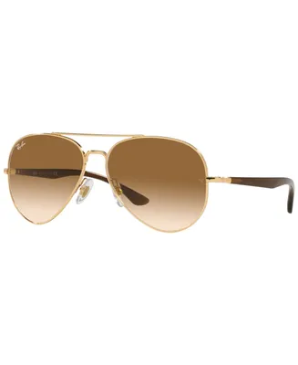 Ray-Ban Unisex Sunglasses, RB3675 58 - Gold