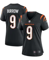 Women's Joe Burrow Black Cincinnati Bengals Game Jersey