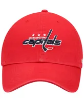 Men's Red Washington Capitals Team Clean Up Adjustable Hat