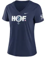 Women's Derek Jeter Navy New York Yankees Hof2 Tri-Blend V-Neck T-shirt