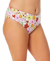 Salt + Cove Plus Floral-Print Swim Bottoms, Created for Macy's