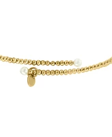 Effy Cultured Freshwater Pearl (3 & 8mm) Coil Bracelet in 14k Gold