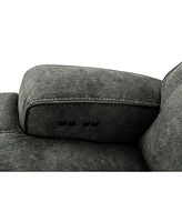 Sebaston -Pc. Fabric Sectional with Power Motion Recliners