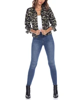 Women's Camo Denim Jacket