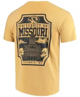 Men's Gold Missouri Tigers Comfort Colors Campus Icon T-shirt