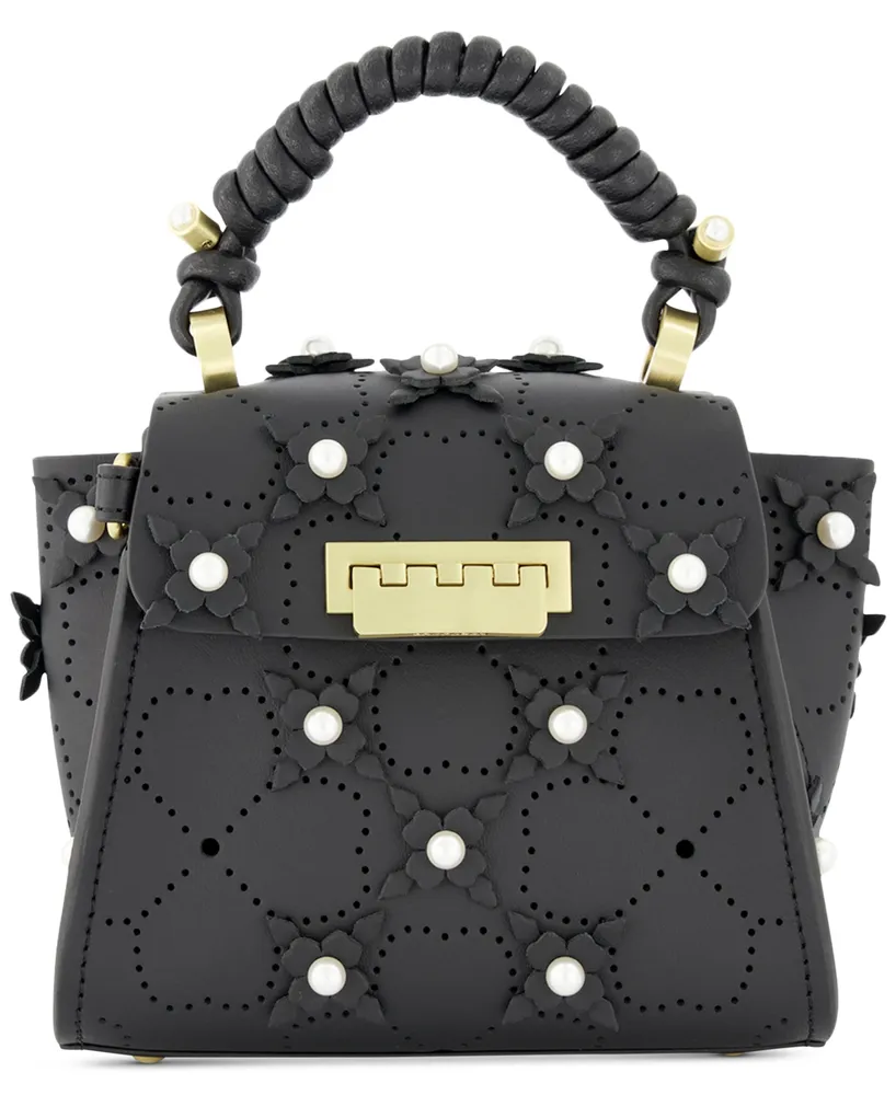 Zac Posen EARTHA Mini Chain Crossbody Handbag black