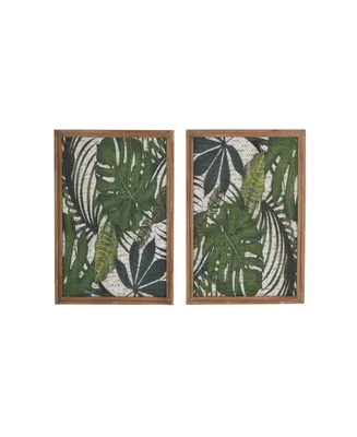Bohemian Style Floral Wall Decors, Set of 2